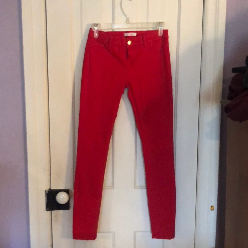 Red pants